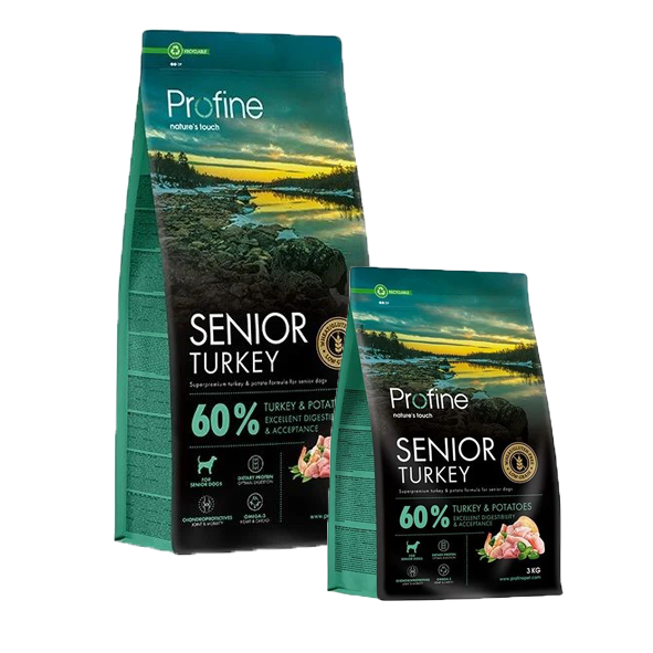 Profine Dog Dry Senior Turkey