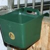 Voer/waterbak met ophang en handgreep 11L Groen - Afbeelding 3