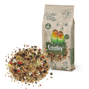 Country Agapornis met Pellets