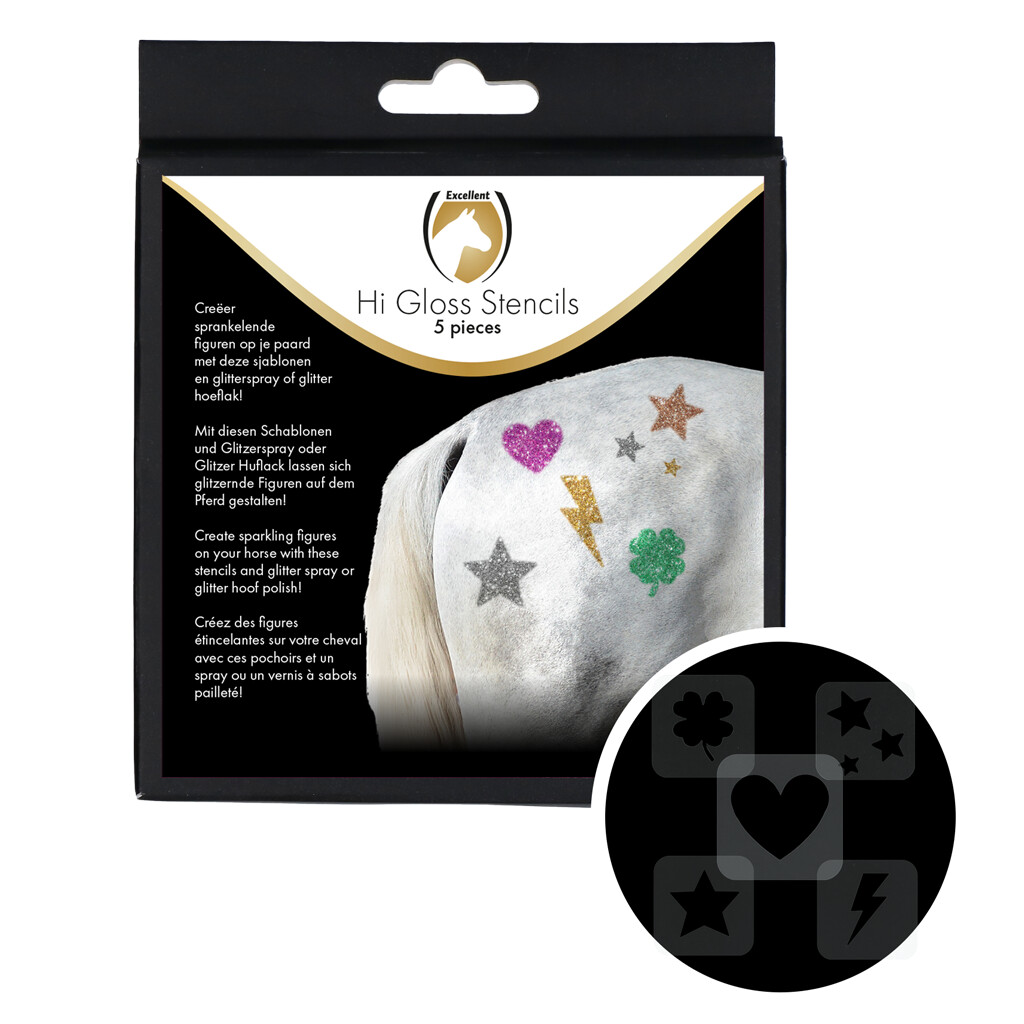 Hi Gloss Stencils 5 stuks